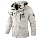 Jaqueta Corta-Vento Masculina plus Size Impermeável Com Capuz, Casaco De Inverno Casual Soft Shell, Jaqueta Corta-Vento Masculina plus Size Impermeável Com Capuz, Casaco De Inverno Casual Soft Shell,
