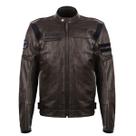 Jaqueta Couro Asw Ignite Marrom Motociclista Custom Racer