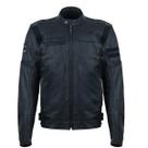 Jaqueta Couro Asw Ignite Preto Motociclista Custom Racer