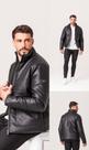 Jaqueta couro pu rock&soda preto masculino