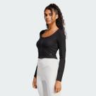 Jaqueta Cropped Adidas Seasonal Essentials RIB Feminino Preta