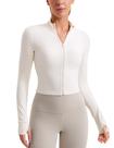 Jaqueta Cropped CRZ YOGA Butterluxe com Zíper Completo Média