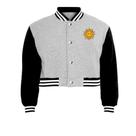 Jaqueta Cropped Moletom Sol Feminina Colegial