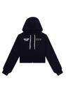 Jaqueta cropped teen menina de moletom Brandili Young