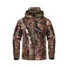Jaqueta De Caça Masculina Impermeável Em Camuflagem, Casaco Tático Com Capuz Para Atividades Ao Ar
