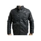 Jaqueta De Couro Masculina Forrada Motequeiro Elegante Inverno