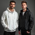 Jaqueta de Frio Corta Vento Premium Com Capuz Casaco Blusão Bobojaco com Ziper Jaqueta de Frio Corta Vento Premium Com Capuz Casaco Blusão Bobojaco com Ziper