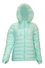 Jaqueta De Inverno Feminina Nylon Capuz Pelinho Blusa Top