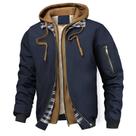 Jaqueta de Inverno Masculina com Capuz
