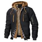 Jaqueta de Inverno Masculina com Capuz