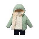 Jaqueta De Inverno Para Meninas E Meninos, Casaco De Veludo Grosso De Lã Para Crianças De 1 a 6