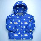 Jaqueta de Inverno Puffer Forrada com Capuz para Bebês até 3 anos Cor:space-pretoTamanho:6-12m