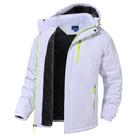 Jaqueta de inverno Rapoo White Windbreaker Windbreaker para homens Jaqueta de inverno Rapoo White Windbreaker Windbreaker para homens