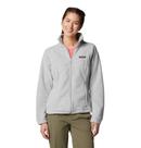 Jaqueta de lã Columbia Benton Springs com zíper completo feminina cinza GG