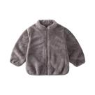 Jaqueta De Lã Dupla Face Para Meninos E Meninas, Quente, Primavera, Outono, Inverno, Cor Sólida,