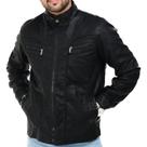 Jaqueta De material ecológico Masculina Motoqueiro