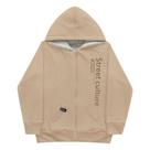 Jaqueta de Moletom Infantil Masculino Peluciado com Capuz Inverno Menino 01497