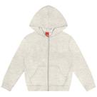 Jaqueta de moletom kyly unissex 4/8 c/cap mescla gelo