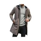Jaqueta De Moletom Masculina Com Capuz E Zíper, Manga Longa, Quente, Casual Para Outono E Inverno,