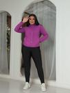 jaqueta de moleton feminino dupla face