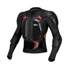 Jaqueta De Motocicleta Masculina Preta E Vermelha Para Verão Com Armadura Corporal Proteção Para Jaqueta De Motocicleta Masculina Preta E Vermelha Para Verão Com Armadura Corporal Proteção Para
