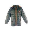 Jaqueta De naylon Bobojaco Infantil Masculina Tm P Cor:Preto