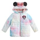 Jaqueta Disney Minnie Mouse Tie Dye Rosa com Capuz Tamanho 5 Infantil