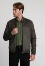 Jaqueta Docthos Slim Bomber Suede Estampado