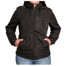 Jaqueta Dunialin Com Capuz Feminino - Preto