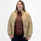 Jaqueta Dyordhana Plus Size Puffer em Nylon Gola Alta Feminina Jaqueta Dyordhana Plus Size Puffer em Nylon Gola Alta Feminina