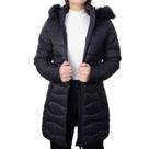 Jaqueta Feminina Alpelo Plumas Capuz Pele Preta - 207000 Jaqueta Feminina Alpelo Plumas Capuz Pele Preta - 207000