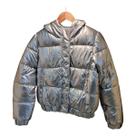 Jaqueta Feminina Brilhante Puffer Mulheres Acochoada
