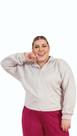 Jaqueta Feminina Cativa Moletom Montana Tamanho Plus Size