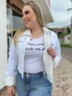 Jaqueta feminina CROPPED