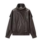 Jaqueta Feminina de material sintético ZR Nova Coleção Primavera, Estilo Streetwear Jaqueta Feminina de material sintético ZR Nova Coleção Primavera, Estilo Streetwear