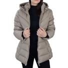 Jaqueta Feminina Facinelli By Mooncity Bege Acizentado - 620252
