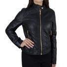 Jaqueta Feminina Facinelli Casual Curta Preta - 640487