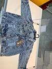 jaqueta feminina jeans lavagem clara tamanho G
