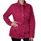 Jaqueta Feminina Lado Avesso Parka Vermelha Cereja - L121127