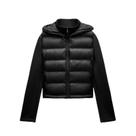 Jaqueta Feminina Leve E Quente De Plumas Com Zíper, Capuz E Manga Longa Acolchoada Para Esportes De
