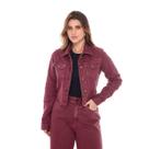 Jaqueta Feminina Moda JeansTendência Básica Cropped Casual