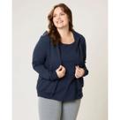 Jaqueta Feminina Moletom Malwee Plus Size Ref. 98662