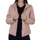 Jaqueta Feminina Pellini Peluciada Rosa Coral - PL451 Jaqueta Feminina Pellini Peluciada Rosa Coral - PL451