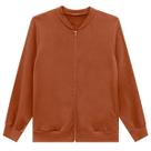 Jaqueta feminina plus size básica, moletom com bolso, 00457