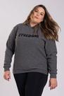 Jaqueta Feminina Plus Size Bouclê Capuz Aplique Frente Freedom - Serena Jaqueta Feminina Plus Size Bouclê Capuz Aplique Frente Freedom - Serena