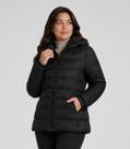 Jaqueta Feminina Plus Size Com Capuz Sea Surf Preto