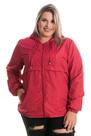 Jaqueta Feminina Plus Size Corta Vento Capuz Bolsos Frente Fechamento Zíper - Serena Jaqueta Feminina Plus Size Corta Vento Capuz Bolsos Frente Fechamento Zíper - Serena