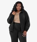 Jaqueta Feminina Plus Size Secret Glam Preto