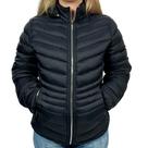 Jaqueta Feminina Preta Puffer Dawson