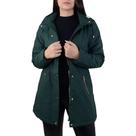 Jaqueta Feminina Safira Parka Peluciada Verde - SF0041